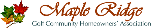 Maple Ridge Homeowners' Association